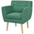 Armchair Green Fabric