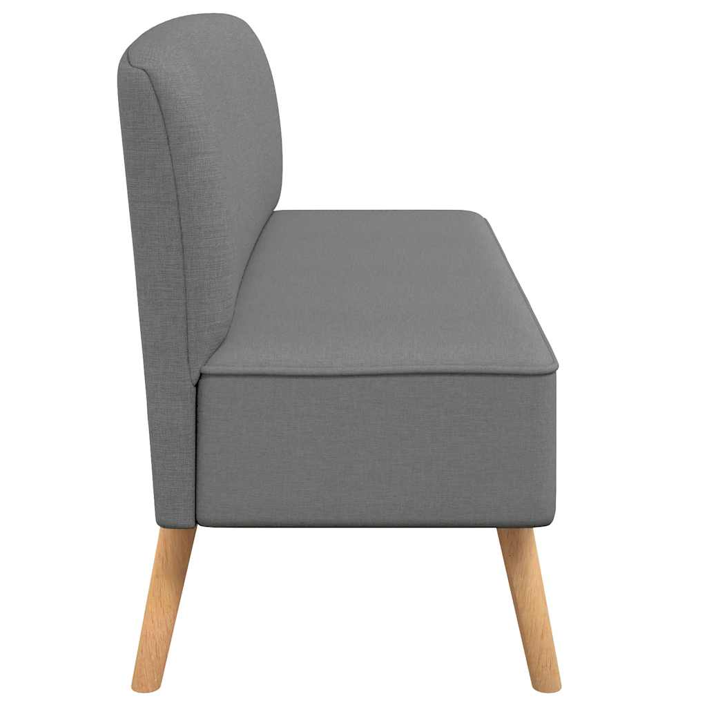 Sofa Fabric 117x55.5x77 cm Light Grey