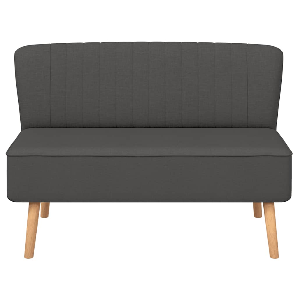 Sofa Fabric 117x55.5x77 cm Dark Grey
