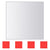 24 pcs Mirror Tiles Square Glass