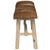 Bench Real Leather Teak