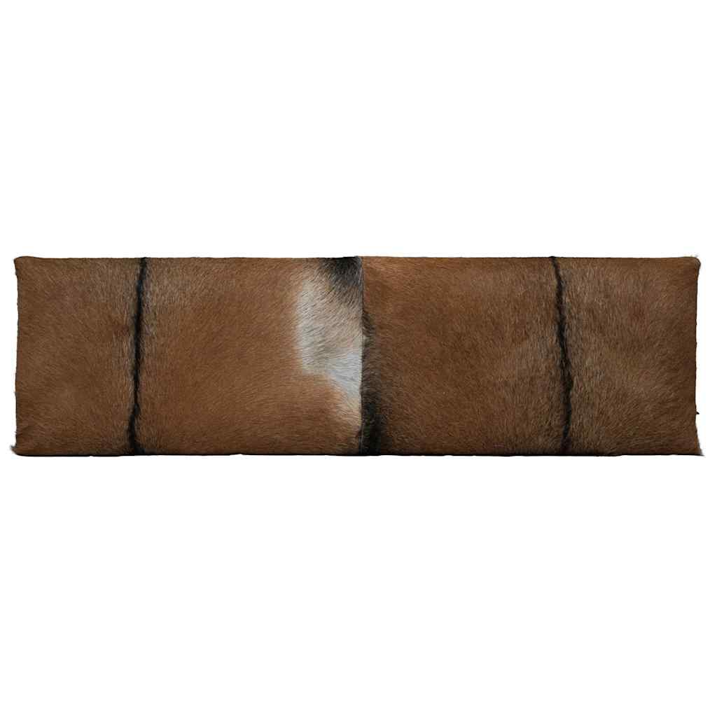 Bench Real Leather Teak