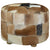Pouffe Genuine Leather Round 50x50x45 cm