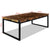 Coffee Table Teak Resin 110x60x40 cm