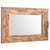 Decorative Mirror Teak 90x60 cm Rectangular