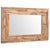 Decorative Mirror Teak 90x60 cm Rectangular