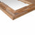 Decorative Mirror Teak 120x60 cm Rectangular