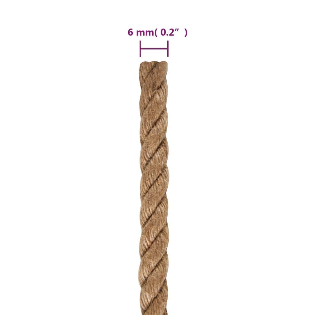 Rope 100% Jute 6 mm 500 m