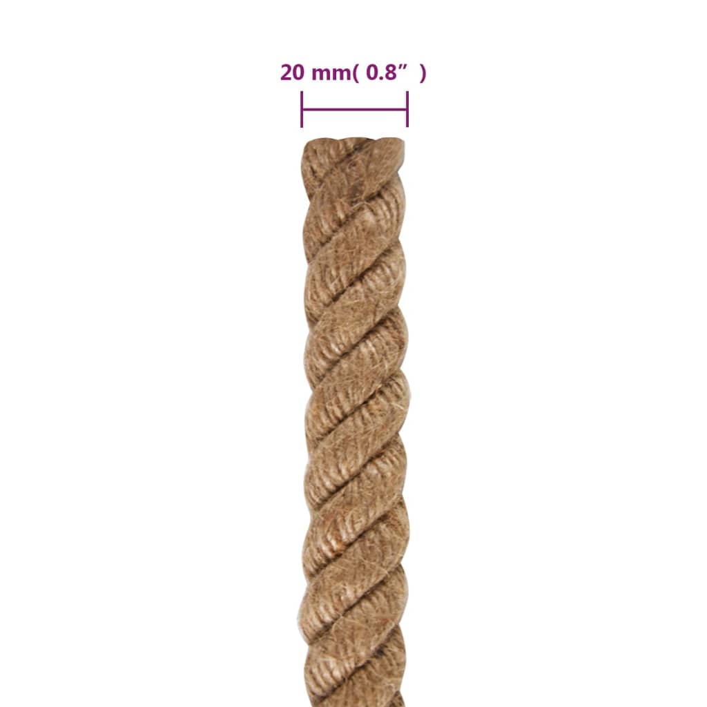 Rope 100% Jute 20 mm 50 m