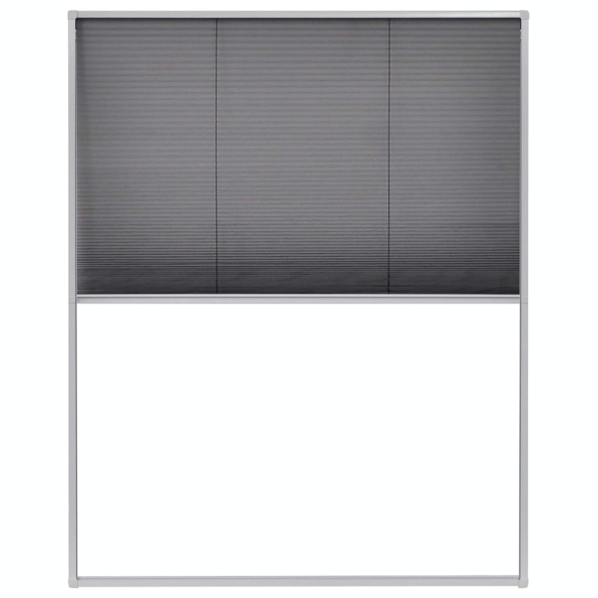 Plisse Insect Screen for Windows Aluminium 80x100 cm