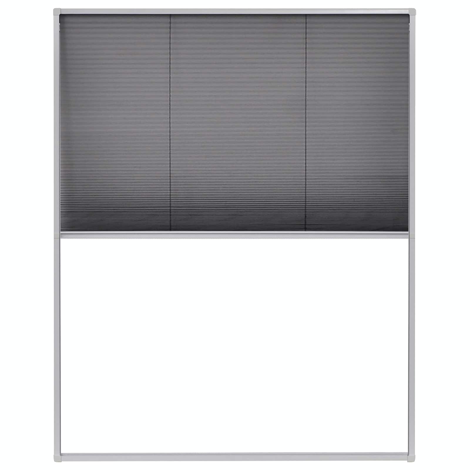 Plisse Insect Screen for Windows Aluminium 80x100 cm