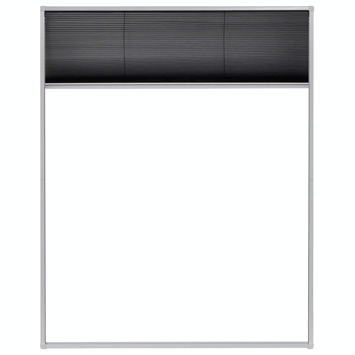 Plisse Insect Screen for Windows Aluminium 80x100 cm