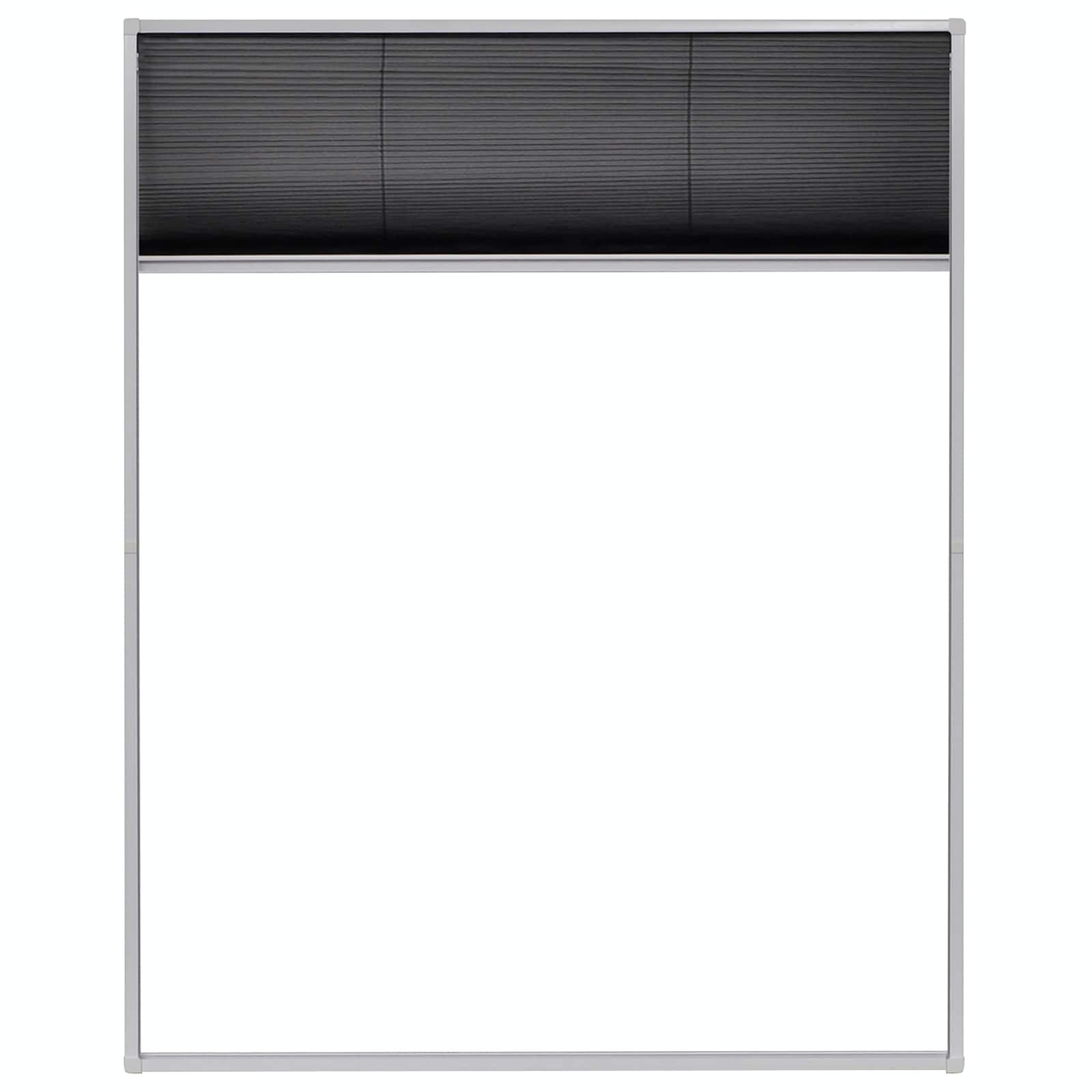Plisse Insect Screen for Windows Aluminium 80x100 cm