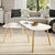 Coffee Table Set 2 Pieces Solid Pinewood White