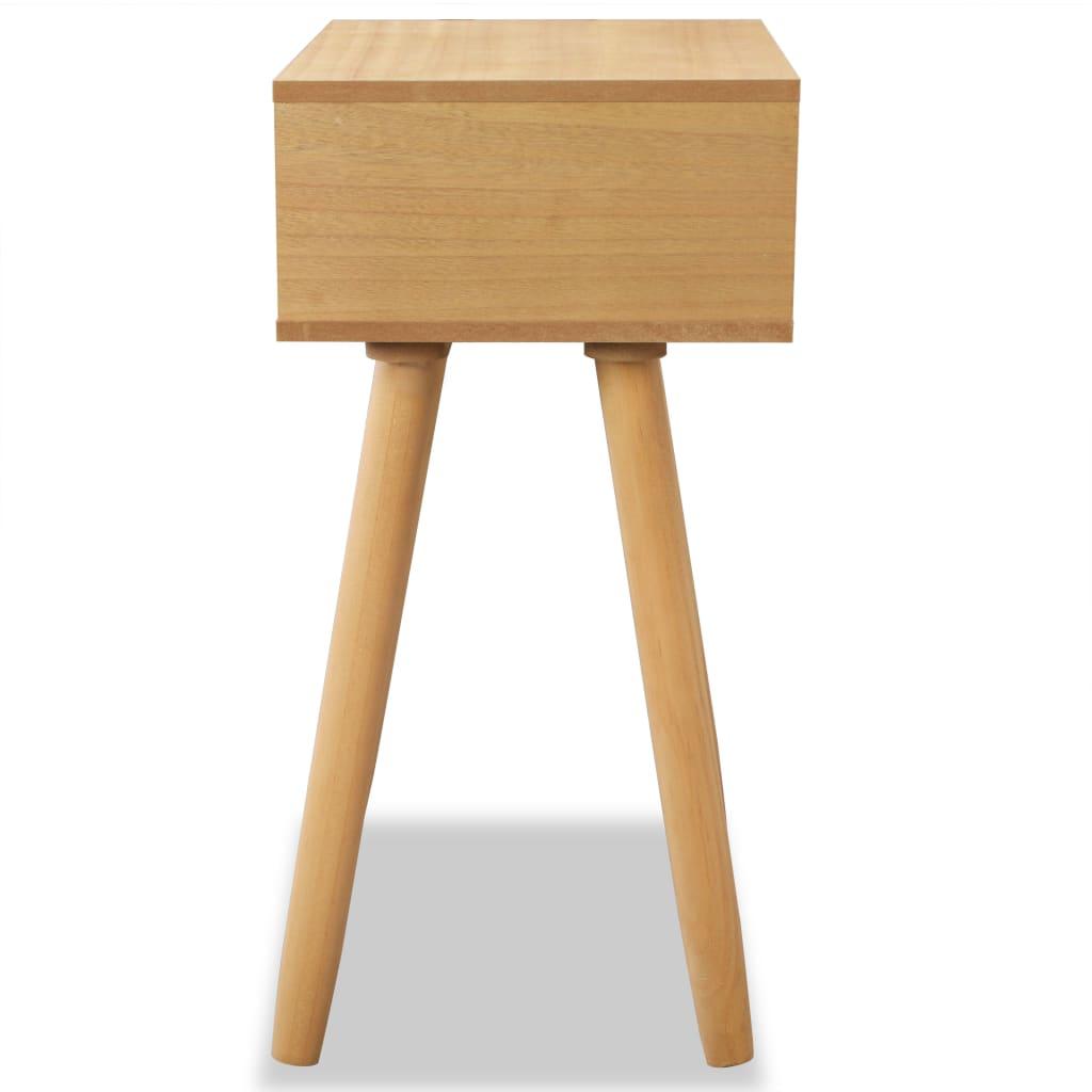 Bedside Tables 2 pcs Solid Pinewood 40x30x61 cm Brown