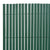 Double-Sided Garden Fence PVC 90x300 cm Green