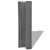 Double-Sided Garden Fence PVC 90x300 cm Grey