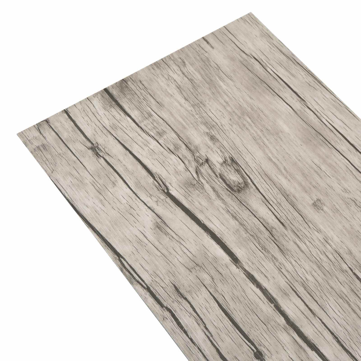 Flooring Planks 18 pcs Grey 5.26 m² PVC