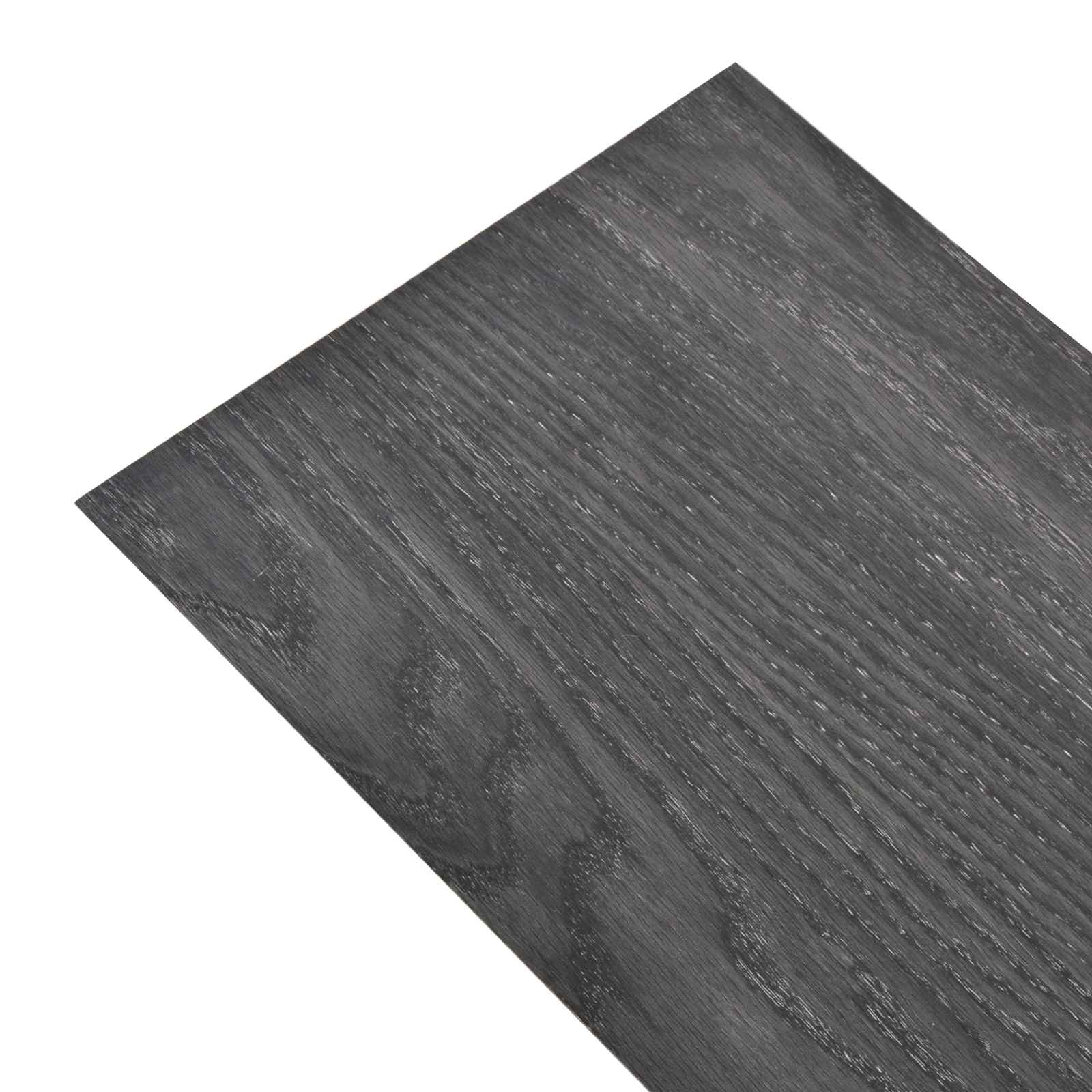Flooring Planks 18 pcs Black and White 5.26 m² PVC