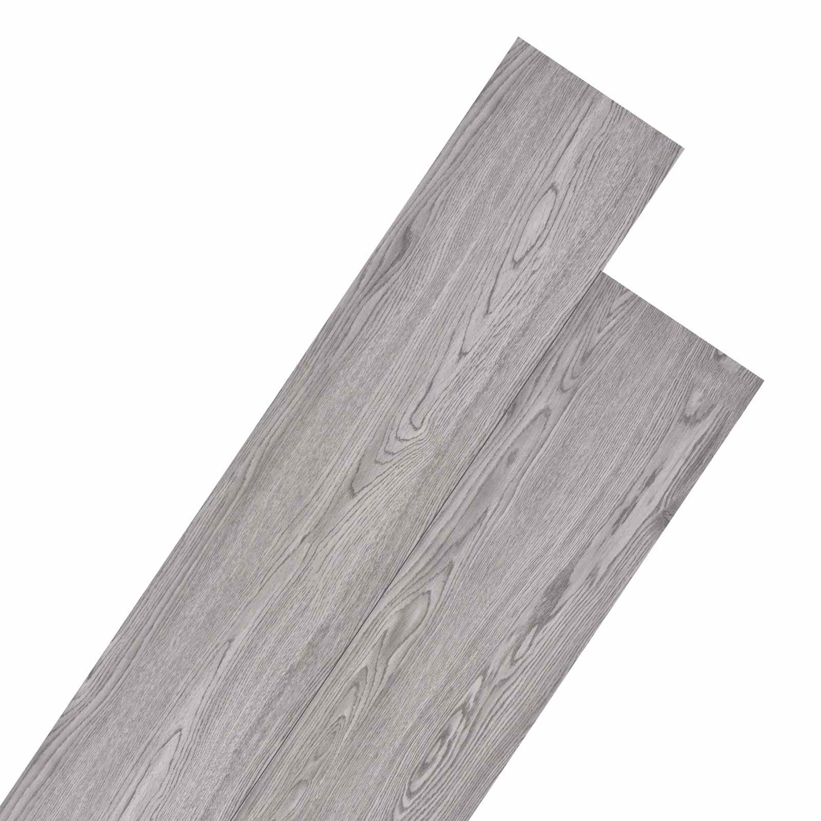 Flooring Planks 18 pcs Dark Grey 5.26 m² PVC
