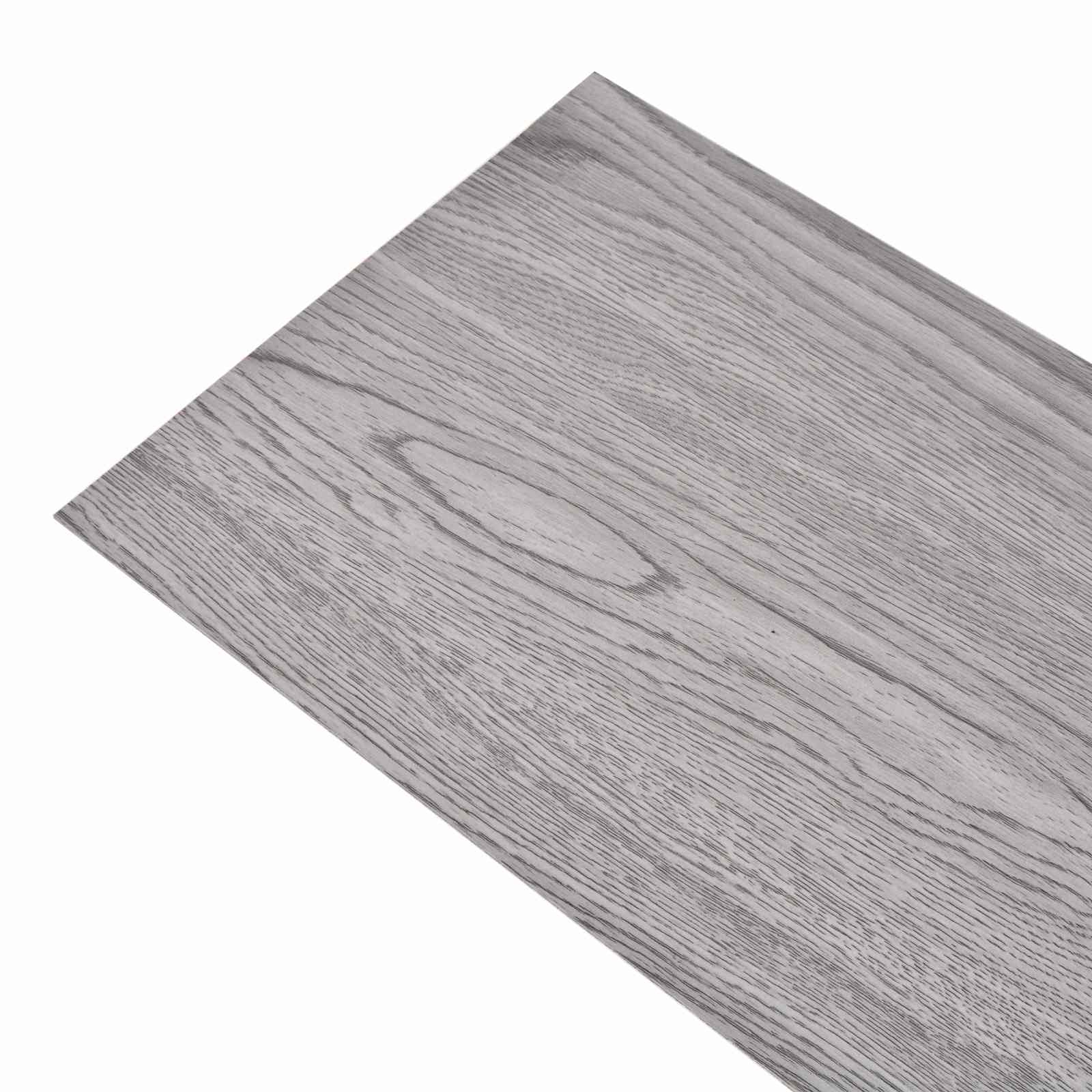 Flooring Planks 18 pcs Dark Grey 5.26 m² PVC