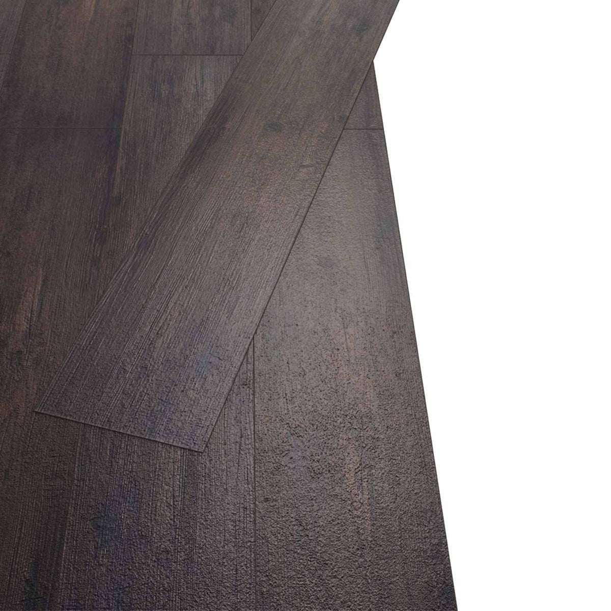 Flooring Planks 18 pcs Dark Grey 5.26 m² PVC