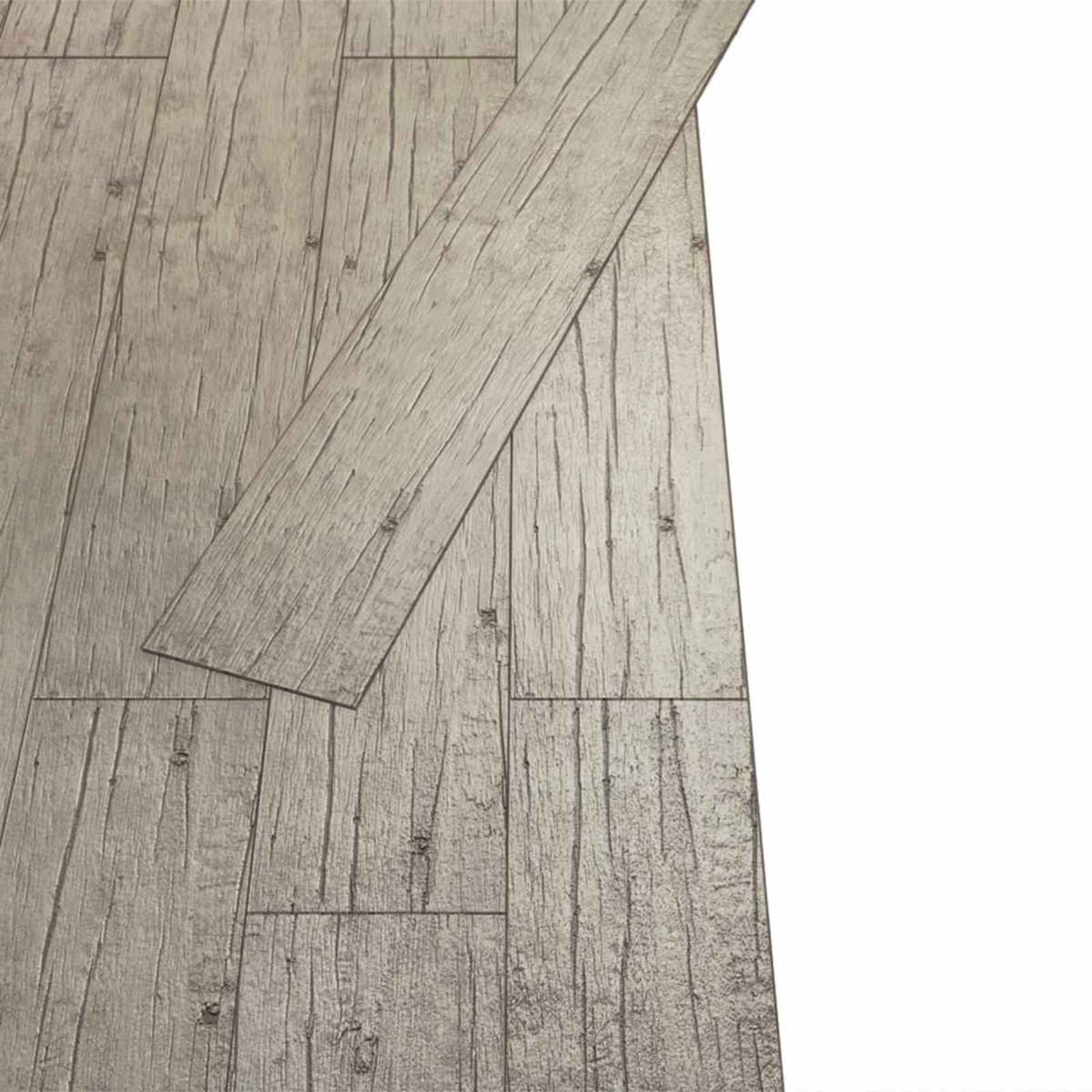 Flooring Planks 5,02 m² 36 pcs PVC Washed Oak