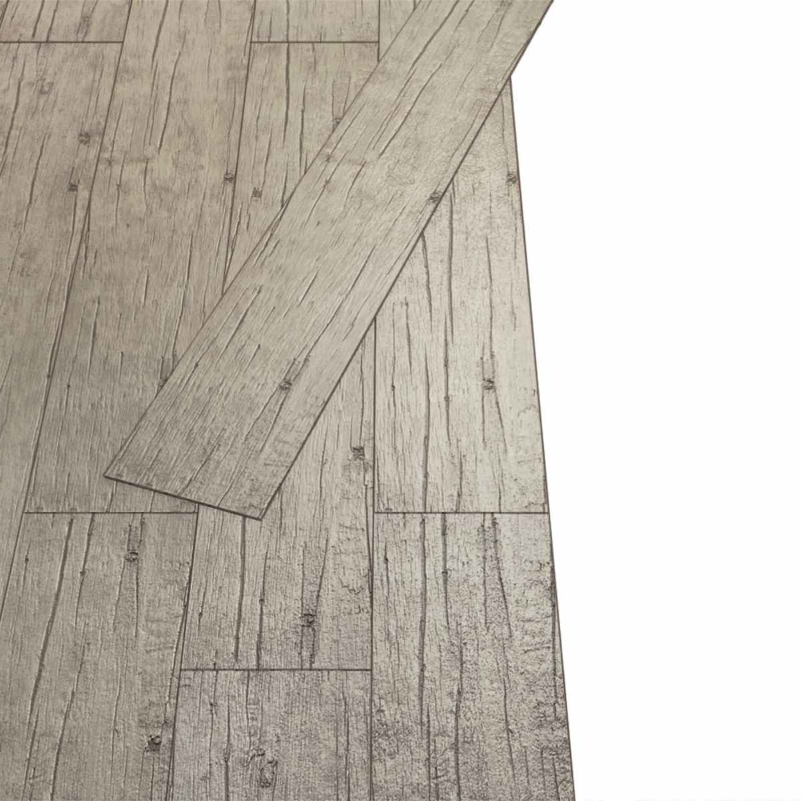Flooring Planks 5,02 m² 36 pcs PVC Washed Oak