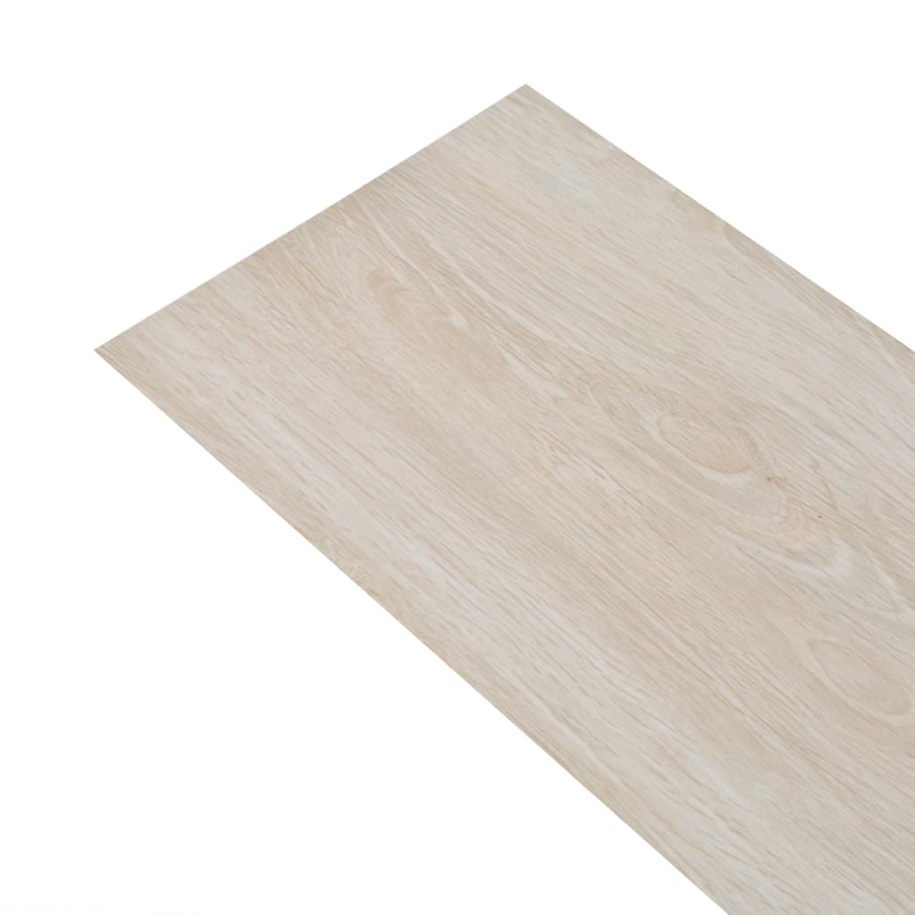 Self-adhesive PVC Flooring Planks 5.02 m² 2 mm Oak Classic White