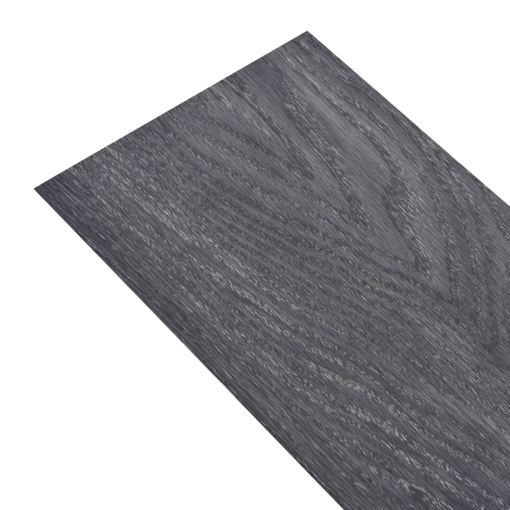 Self-adhesive PVC Flooring Planks 5.02 m² 2 mm Black and White