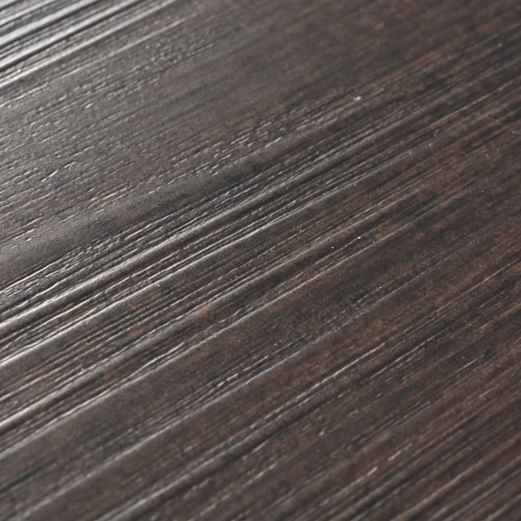 Self-adhesive PVC Flooring Planks 5.02 m² 2 mm Dark Brown