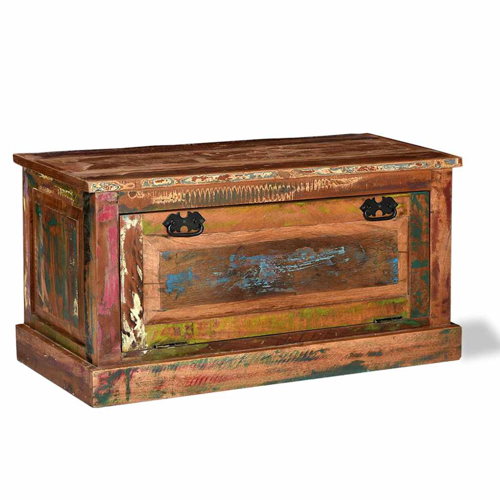 Shoe Storage Bench Solid Reclaimed Wood
