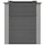 Garden Raised Bed WPC 100x50x54 cm Grey