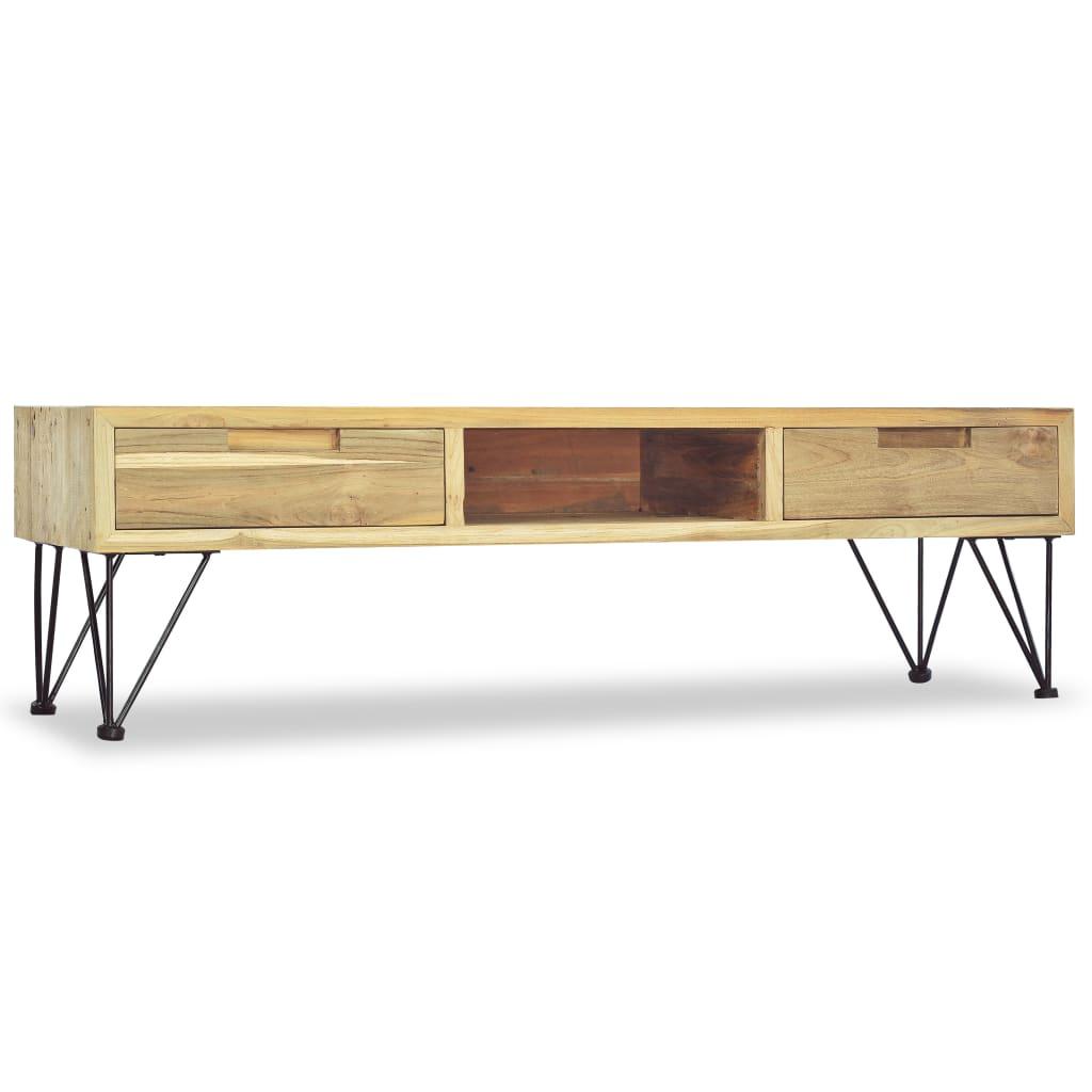 TV Cabinet 120x35x35 cm Solid Teak