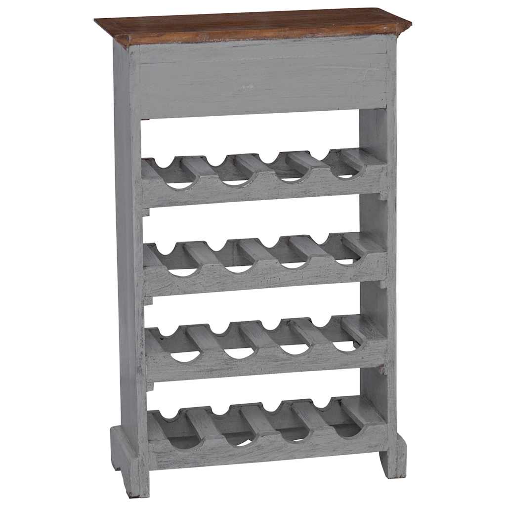 Wine Rack Solid Mahogany Wood 55x23x85 cm