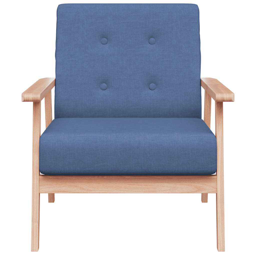 Armchair Blue Fabric
