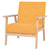 Armchair Yellow Fabric