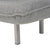 Swivel Chair and Sofa Bed Light Grey Fabric