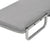 Swivel Chair and Sofa Bed Light Grey Fabric