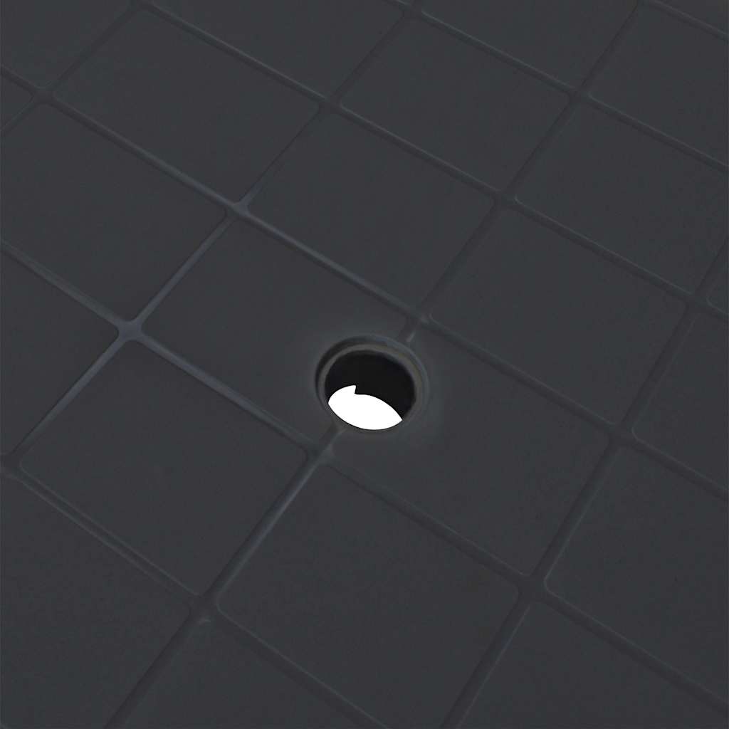 Garden Table Anthracite 101x68x72 cm Plastic