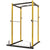 Fitness Power Rack 140x145x214 cm Yellow and Black