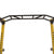 Fitness Power Rack 140x145x214 cm Yellow and Black