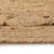 Area Rug Braided Design Jute 90 cm Round