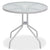 6 Piece Outdoor Dining Set Steel and Textilene Grey
