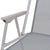 6 Piece Outdoor Dining Set Steel and Textilene Grey