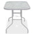 8 Piece Outdoor Dining Set Steel and Textilene Grey