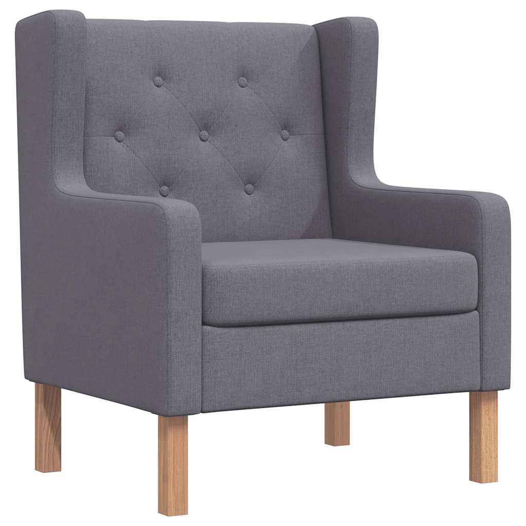 Armchair Grey Fabric