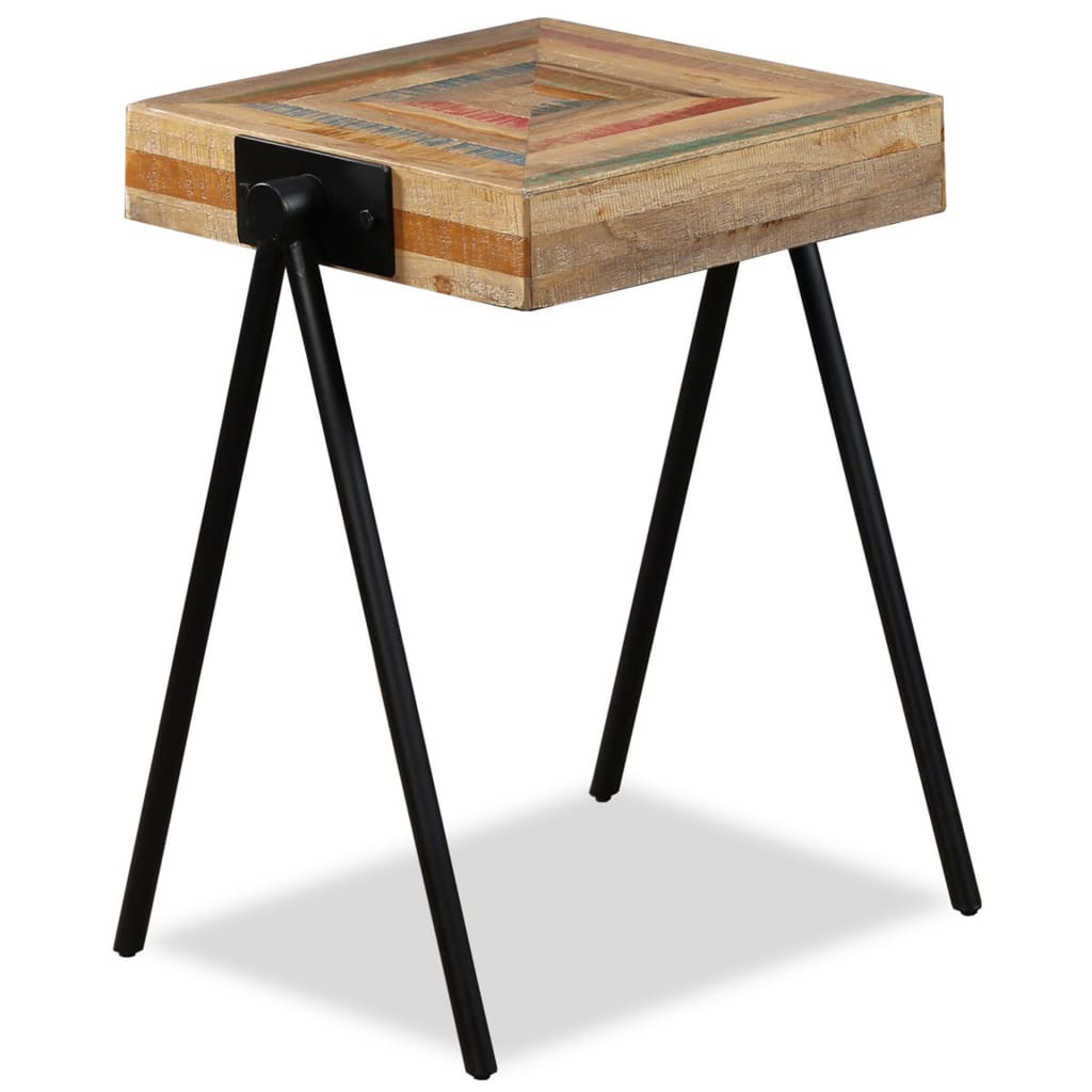Side Table Solid Reclaimed Teak