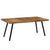 Dining Table Reclaimed Teak and Steel 180x90x76 cm