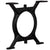 Coffee Table Legs 2 pcs O-Frame Cast Iron